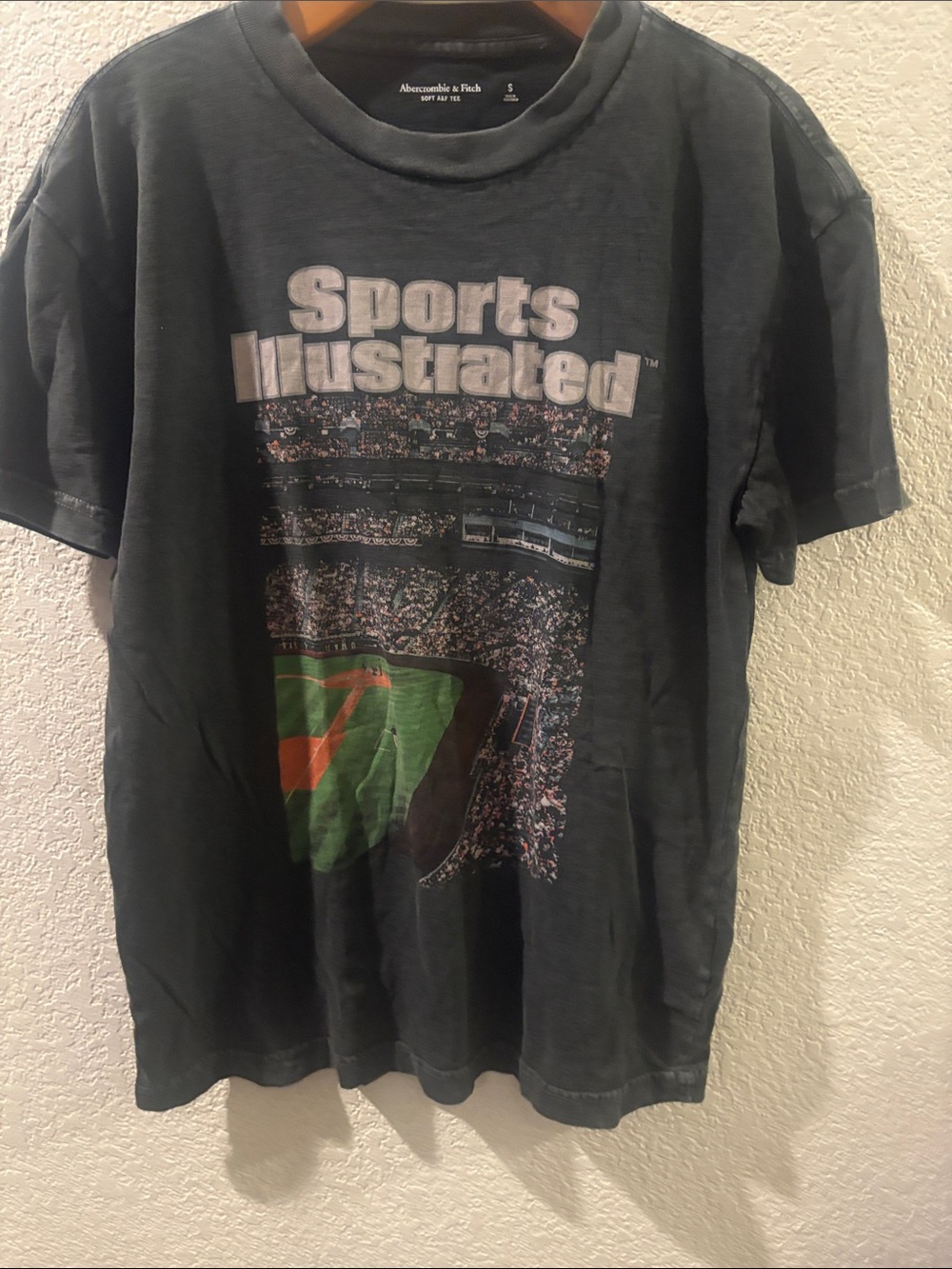 Abercrombie & Fitch Black Sports Illustrated Stadium Graphic Tee